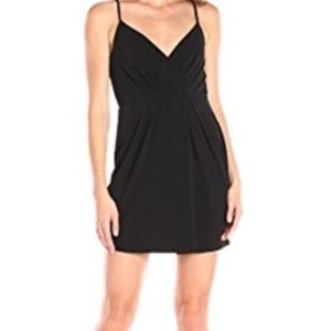 BCBGENERATION faux wrap sleeveless mini dress